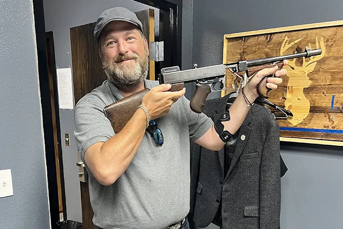 Ron Durbin defending second amendment