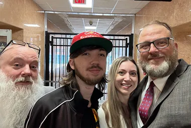 Ron Durbin with campaign team